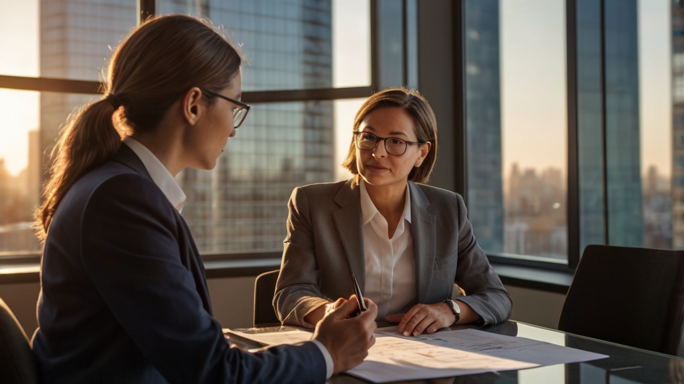 Financial Professionals in Office